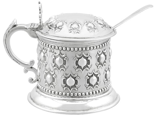 Desirable Style Silver Mustard Pot