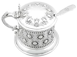 Silver Mustard Pot