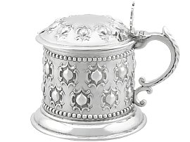 Desirable Style Silver Mustard Pot