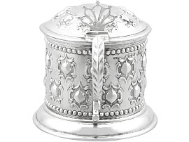 Desirable Style Silver Mustard Pot