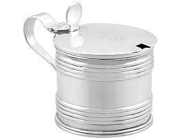 Silver Mustard Pot