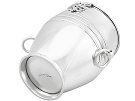 Sterling Silver Tea Caddy and Spoon underside