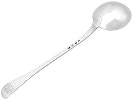 Antique Sterling Silver Soup Ladle