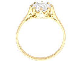 Yellow Gold Diamond Solitaire Ring