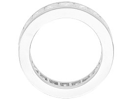 Princess Cut Diamond Eternity Ring in White Gold