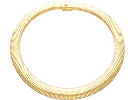 Vintage 18ct Yellow Gold Collarette Necklace