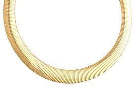 Vintage 18k Gold Collar Necklace