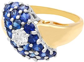 Sapphire and Diamond Ring