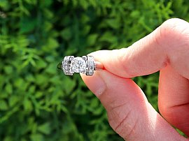 Solitaire Style Diamond Dress Ring Natural Light