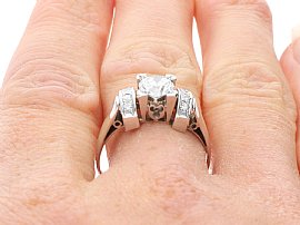 Solitaire Style Diamond Dress Ring for Sale