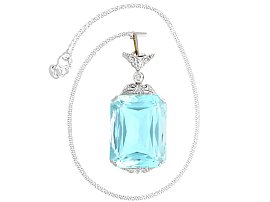 Aquamarine Pendant 