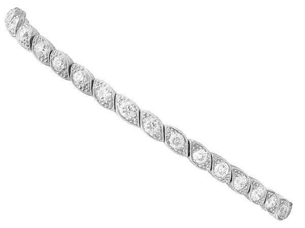 Edwardian Diamond Tennis Bracelet