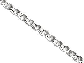 Edwardian Diamond Tennis Bracelet reverse 