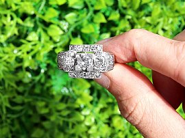 Art Deco Diamond Ring outside 