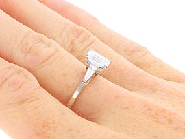 Diamond Ring on the Hand