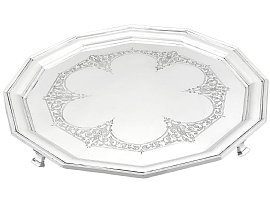 Four Foot Silver Salver 