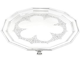 Antique Sterling Silver Salver 