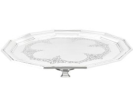 Four Foot Silver Salver 