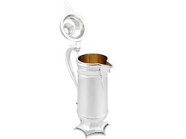 Arts and Crafts Style Silver Flagon