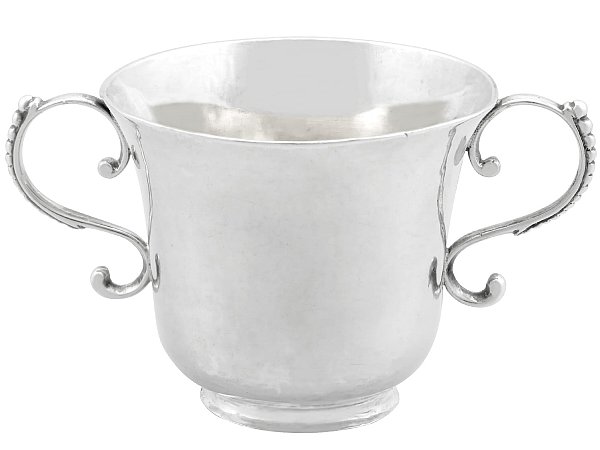 19th Century Silver Porringer