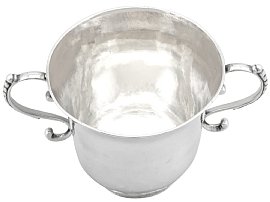 19th Century Silver Porringer