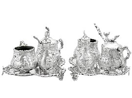 Victorian Sterling Silver Cruet Sets