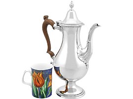 Large Sterling Silver Coffee Pot