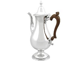 Large Sterling Silver Coffee Pot