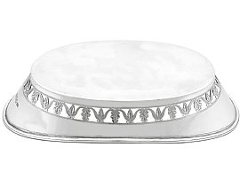 London Silver Bread Dish