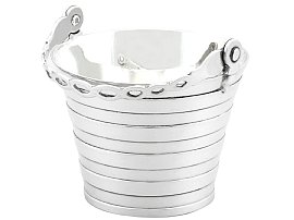 Sterling Silver Cream Pail