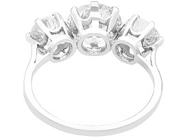 Prong Setting Trilogy Diamond Engagement Ring