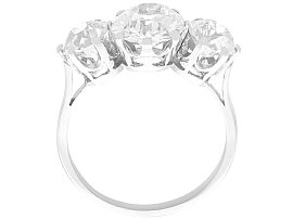 Prong Setting Trilogy Diamond Engagement Ring