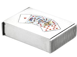 Silver Playing Card Vesta Case