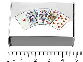 Silver Playing Card Vesta Case