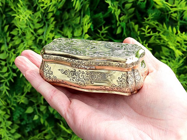 German 14ct Gold Snuff Box