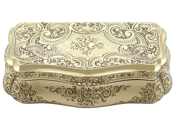 German Gold Snuff Box