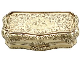 German Gold Snuff Box