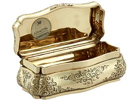 German Gold Snuff Box