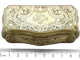 German Gold Snuff Box