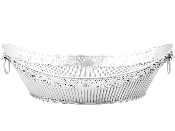 Antique Silver Bread Dish for Sale