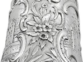 Victorian Silver Wager Cup detail