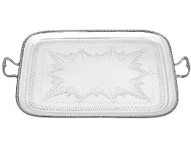 Victorian Sterling Silver Drinks Tray