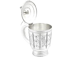 Arts and Crafts Silver Tankard open