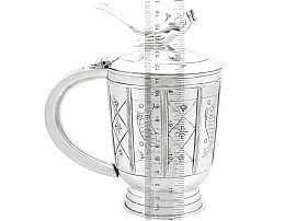 Arts and Crafts Silver Tankard size