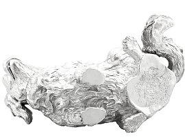 Silver Dog Sugar Box for Sale