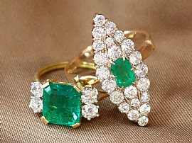 emerald diamond ring