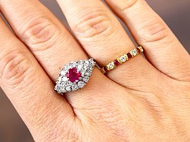 Ruby and Diamond Eternity Ring