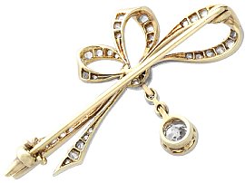 antique gold brooch