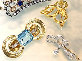 diamond brooch