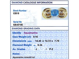 diamond grading certificate